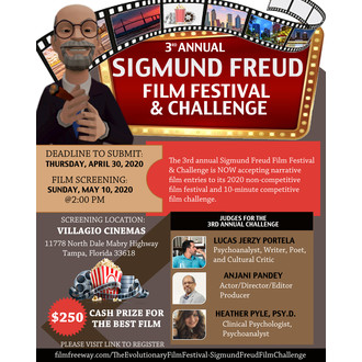 3rd Annual Sigmund Freud Film Festival and Challenge logo