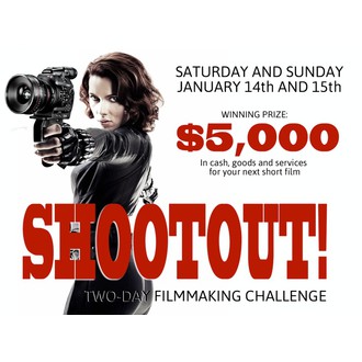 SHOOUTOUT! Two-Day Filmmaking Challenge logo