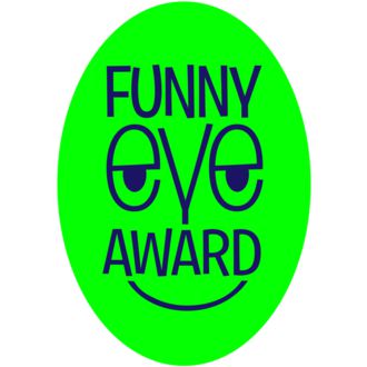 Funny Eye Award, presented by the Woodstock Comedy Festival logo