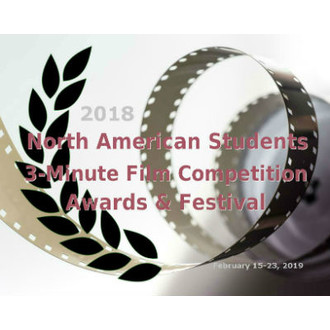2018 North American Students 3-Minute Film Competition, Awards & Festival logo