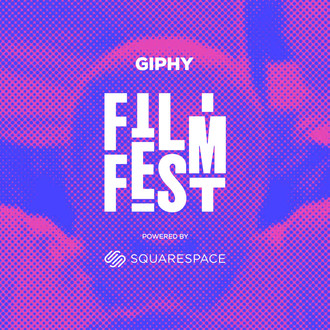 GIPHY Film Fest: Powered by Squarespace logo