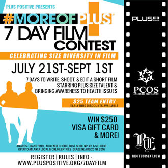 #MoreOfPLUS 7 Day Film Contest logo