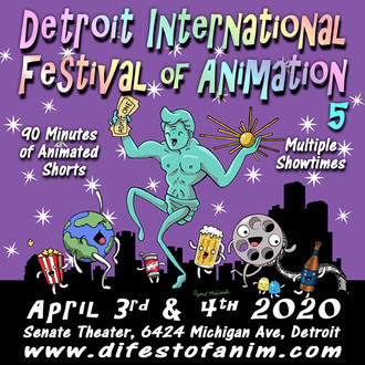 Detroit International Festival of Animation logo