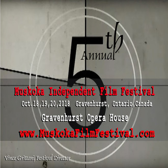 The Muskoka Independent Film Festival  2018 logo