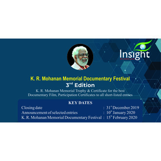 K. R. MOHANAN MEMORIAL INTERNATIONAL DOCUMENTARY FILM FESTIVAL logo