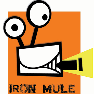 The Iron Mule Short Comedy Film Festival logo