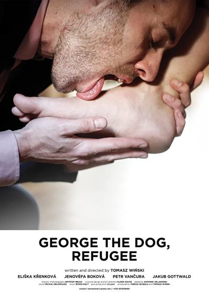 George the dog, refugee logo
