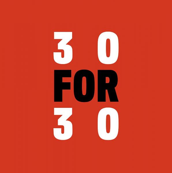 30 for 30 logo