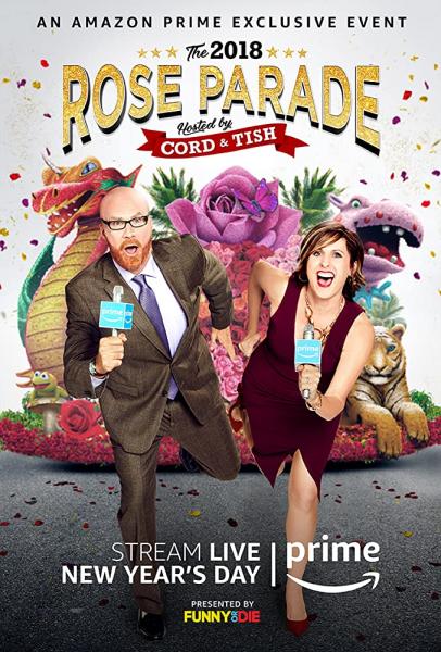 The 2018 Rose Parade Hosted by Cord & Tish logo