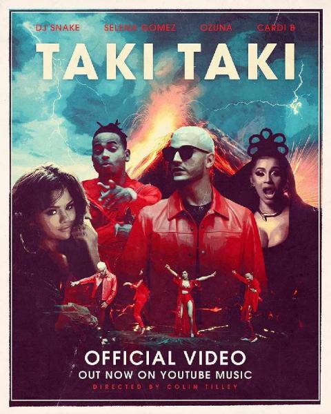 DJ Snake Feat. Ozuna, Cardi B, & Selena Gomez: Taki Taki logo